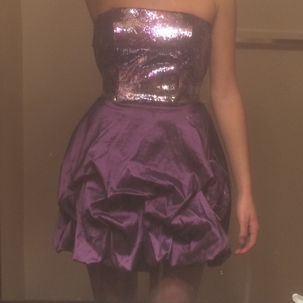 Purple Sequence Dress